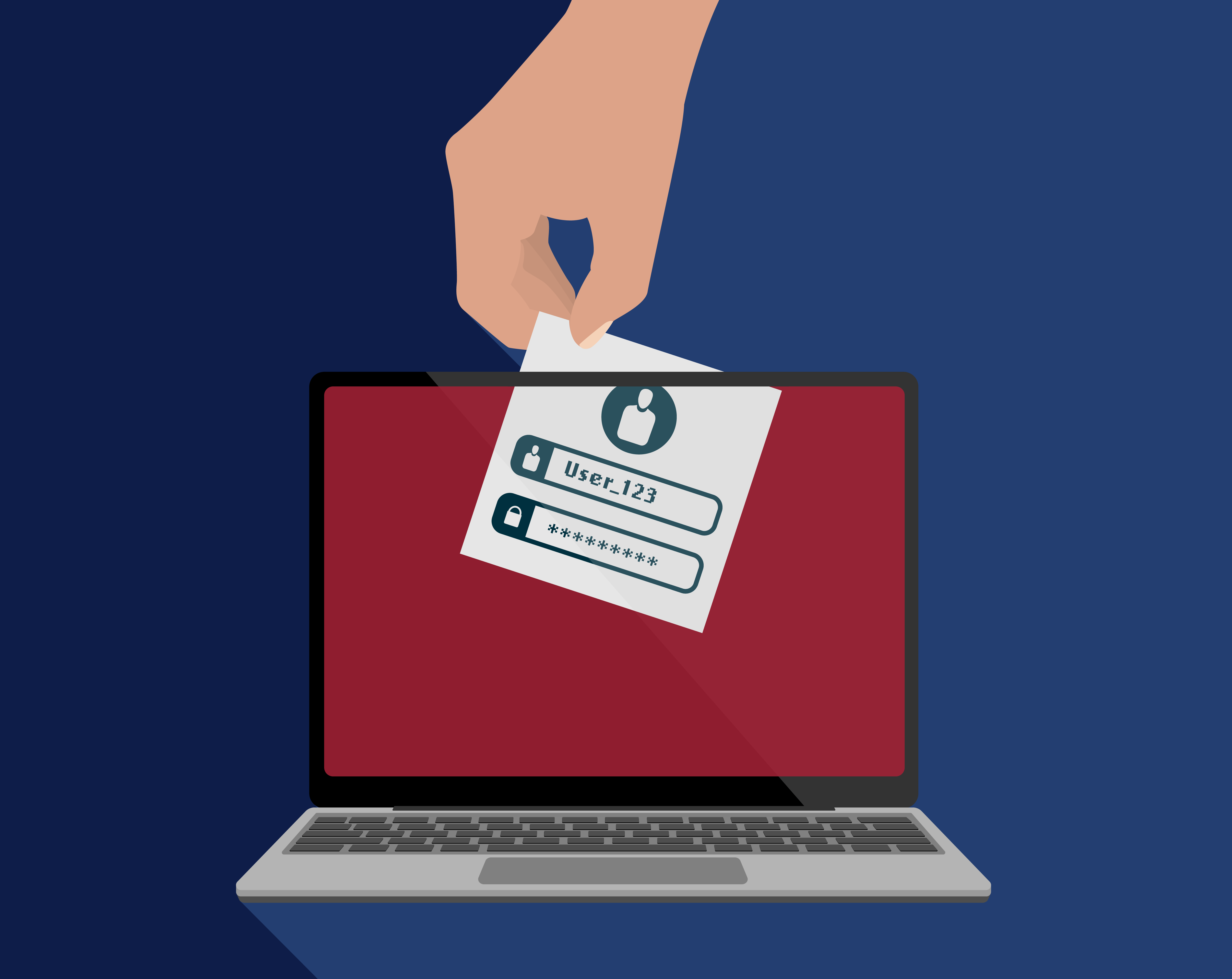 Diagrama d&rsquo;un segrest digital de comptes - data breaches

