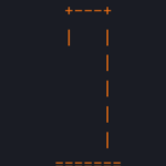Logo minimalista del joc del penjat en Python — DeGalaLab Arcade